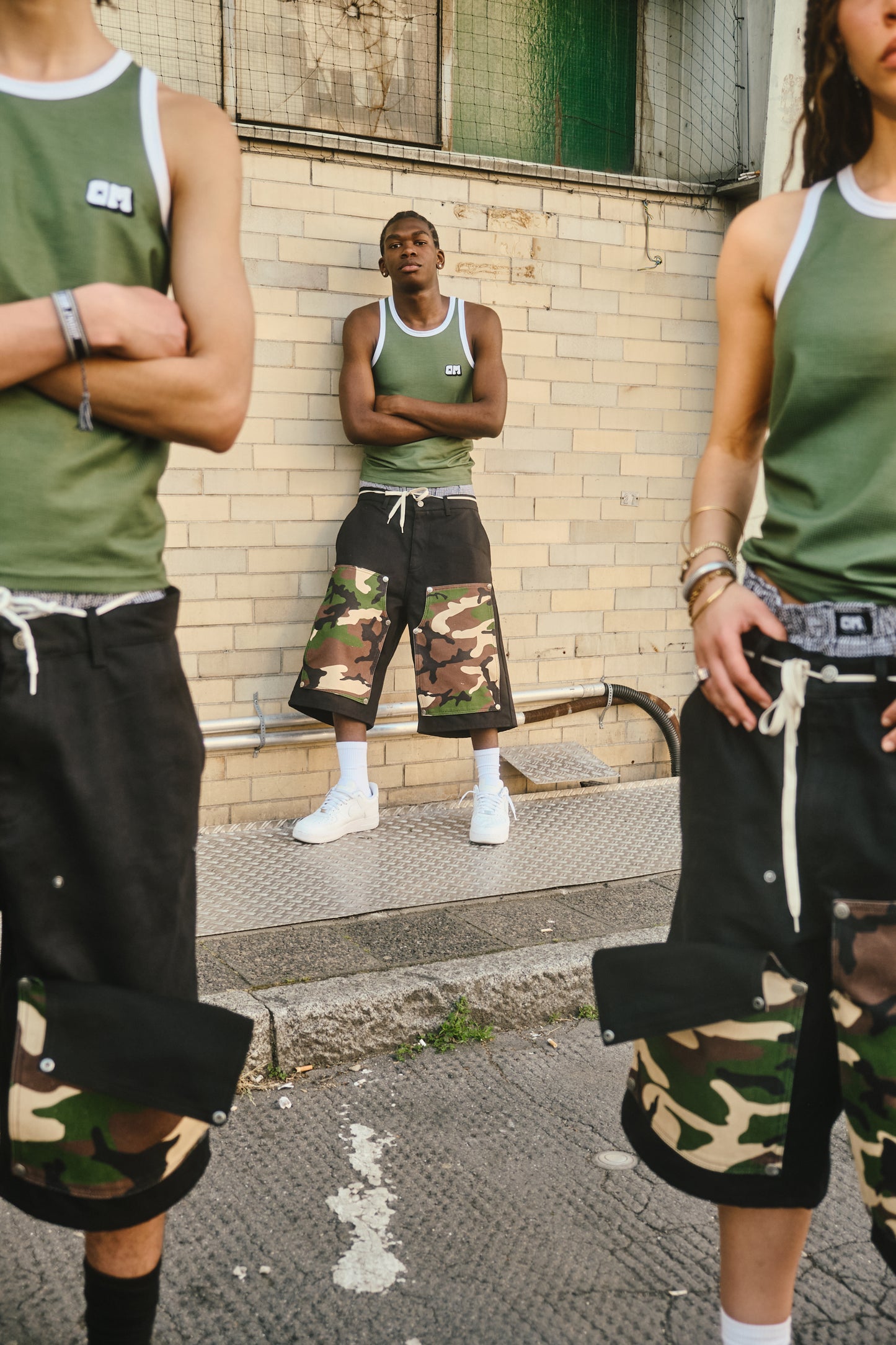 Removeable Camo Patch Shorts