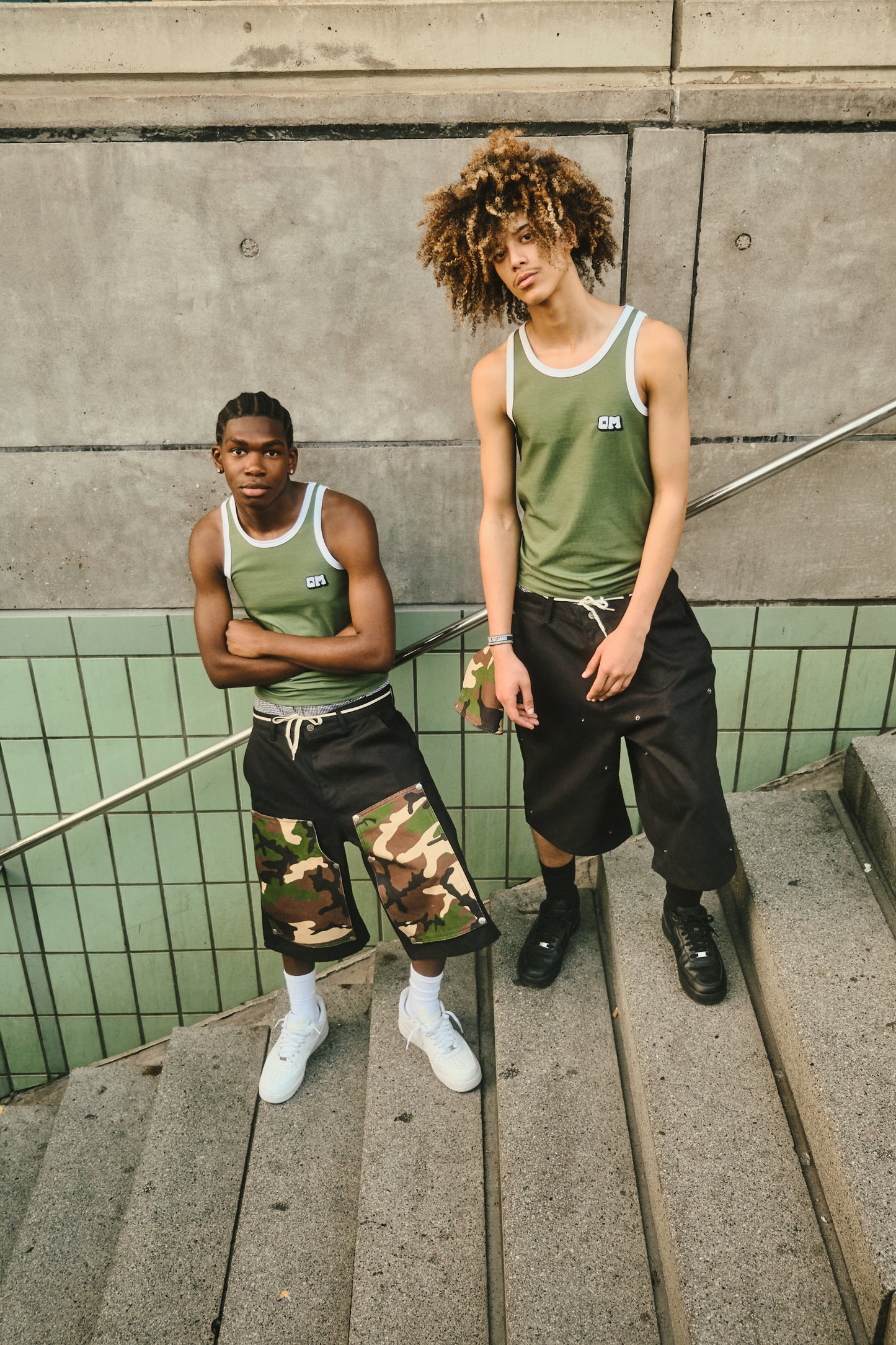 Removeable Camo Patch Shorts